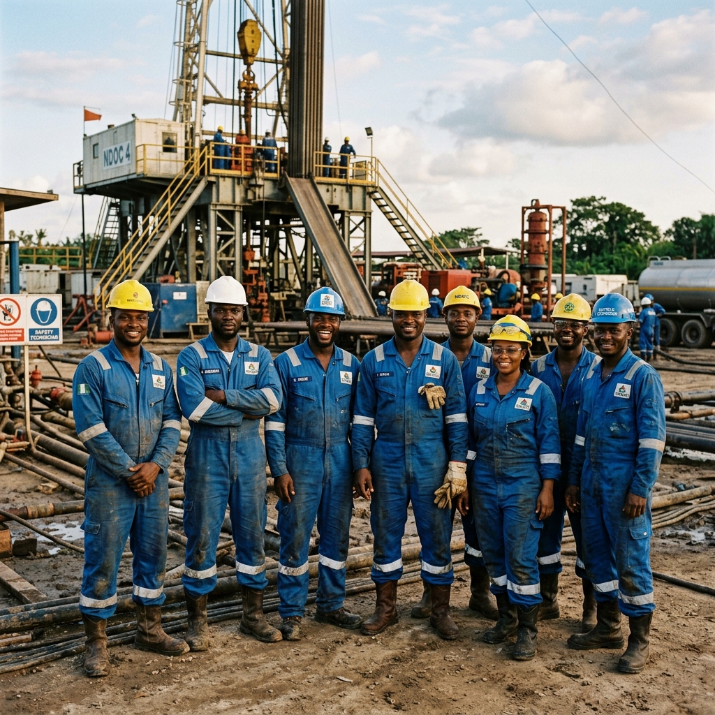 SWIFIX oilfield crew in coveralls ready for deployment